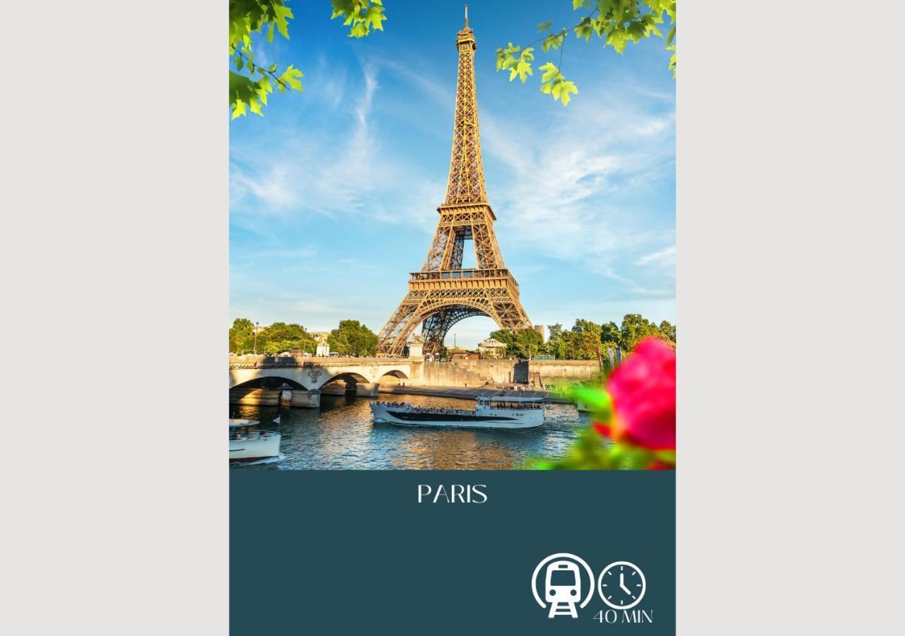 Appartement-Paris-Disney-Terrasse-Jardin-Parking Vaires-sur-Marne Экстерьер фото